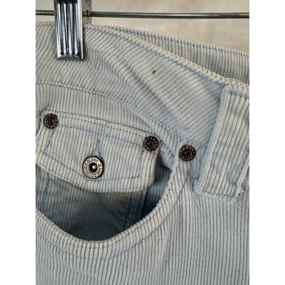 Faded Glory Stretch Light Blue Corduroy Y2K 2000s Pants Size 12 - Picture 3 of 6